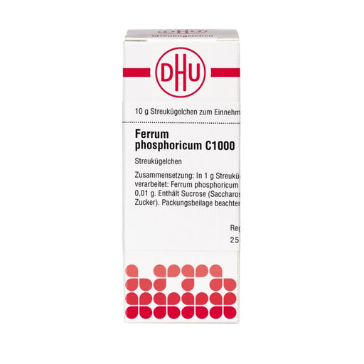 DHU Ferrum phosphoricum C1000 Streukügelchen, 10 g Globuli
