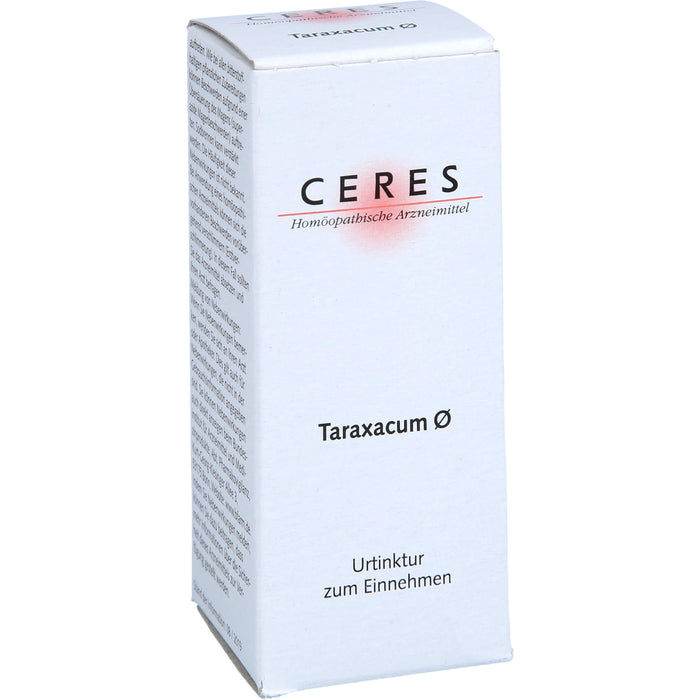 CERES Taraxacum ø Urtinktur, 20 ml Solution