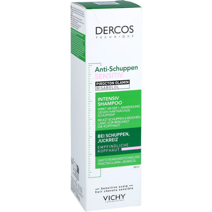 DERCOS Anti-Schuppen Intensiv Shampoo für empfindliche Kopfhaut, 200 ml Shampoing