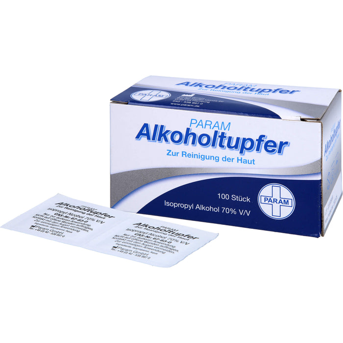 Alkoholtupfer PARAM, 100 pc Écouvillon