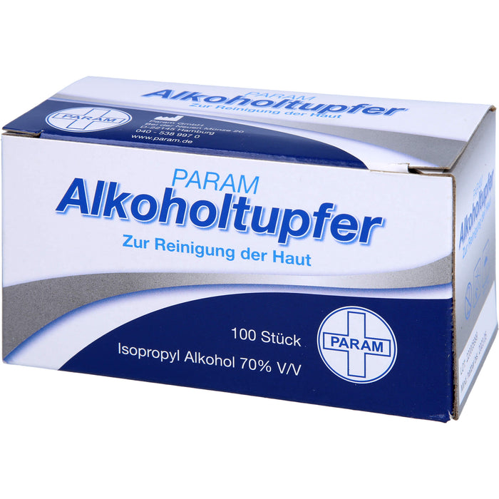 Alkoholtupfer PARAM, 100 pc Écouvillon