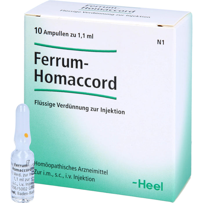 Ferrum-Homaccord  Inj.-Lsg., 10 pcs. Ampoules