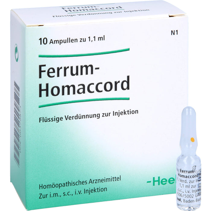 Ferrum-Homaccord  Inj.-Lsg., 10 pcs. Ampoules