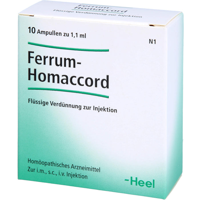 Ferrum-Homaccord  Inj.-Lsg., 10 pcs. Ampoules