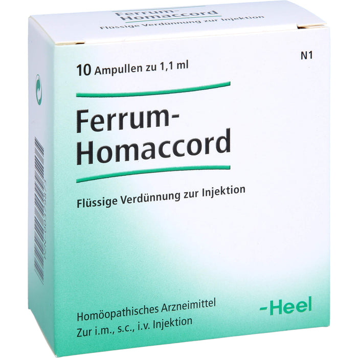 Ferrum-Homaccord  Inj.-Lsg., 10 pcs. Ampoules