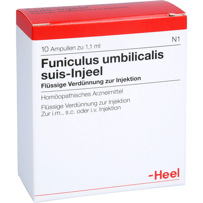 Funiculus umbilicalis suis-Injeel Inj.-Lsg., 10 pcs. Ampoules