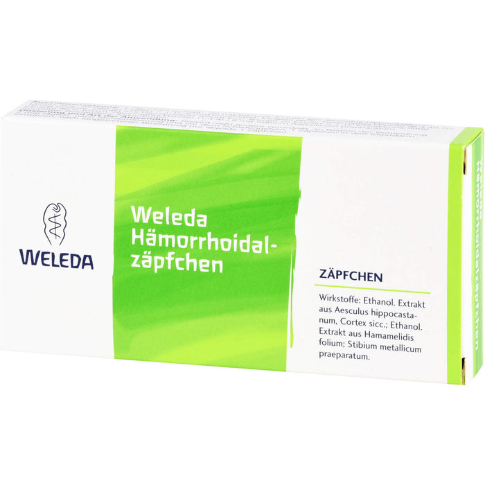WELEDA Hämorrhoidalzäpfchen, 10 pcs. Suppositories