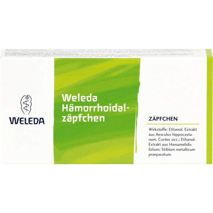 WELEDA Hämorrhoidalzäpfchen, 10 pcs. Suppositories