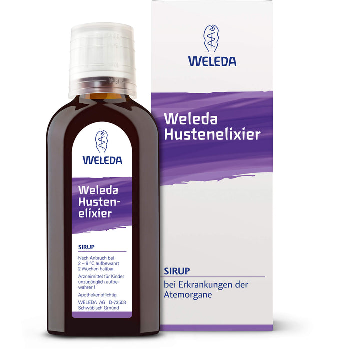 WELEDA Hustenelixier, Sirup, 100 ml Lösung