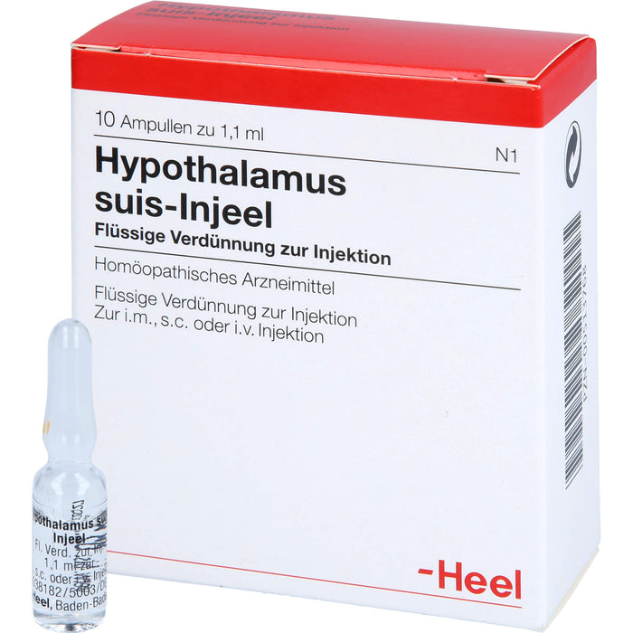 Hypothalamus suis-Injeel Inj.-Lsg., 10 pcs. Ampoules