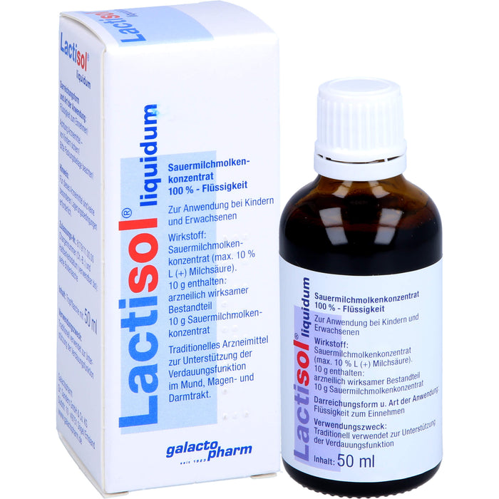 Lactisol liquidum Sauermilchmolkenkonzentrat zur Unterstützung der Verdauungsfunktion, 50 ml Lösung