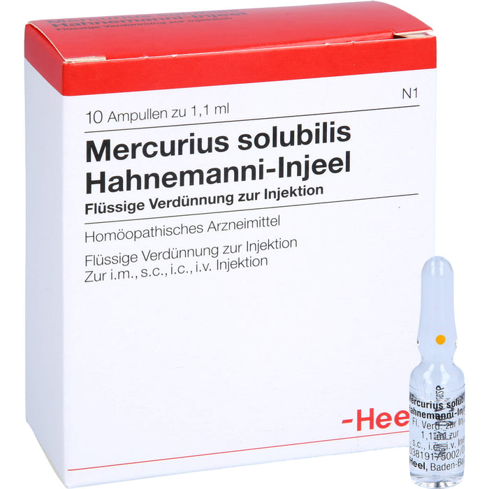 Mercurius solubilis Hahnemanni-Injeel Injektionslösung, 10 pc Ampoules