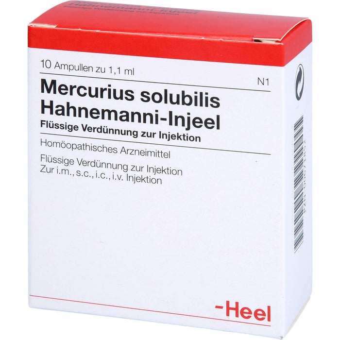 Mercurius solubilis Hahnemanni-Injeel Injektionslösung, 10 pc Ampoules