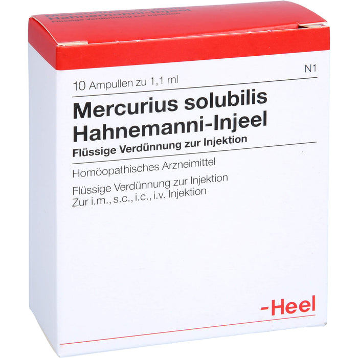 Mercurius solubilis Hahnemanni-Injeel Injektionslösung, 10 pc Ampoules