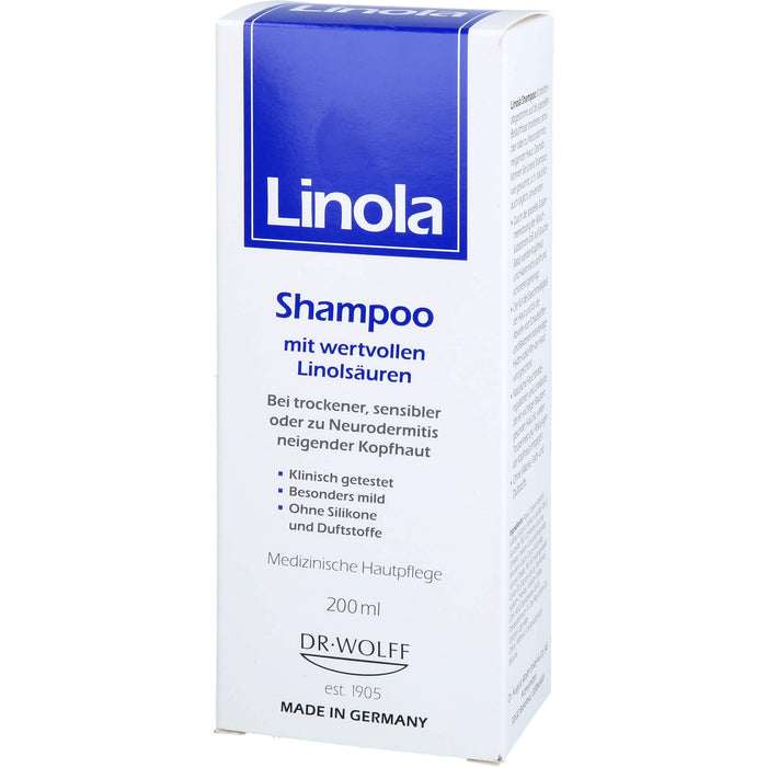 Linola Shampoo, 200 ml Shampoing