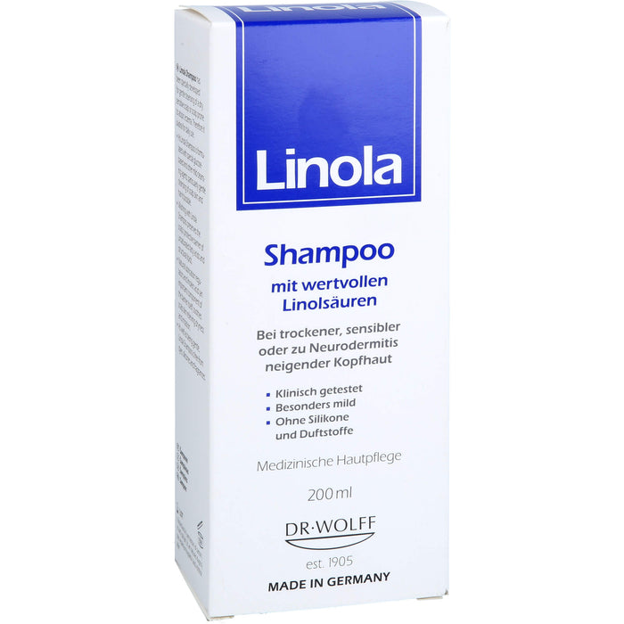 Linola Shampoo, 200 ml Shampoing