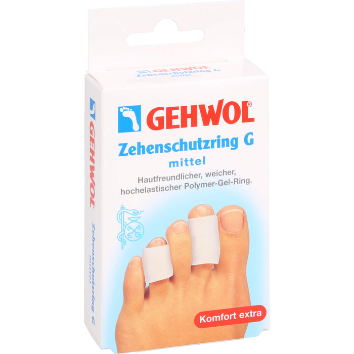 GEHWOL Polymer-Gel Zehenschutzring G mittel, 2 pc Pansement