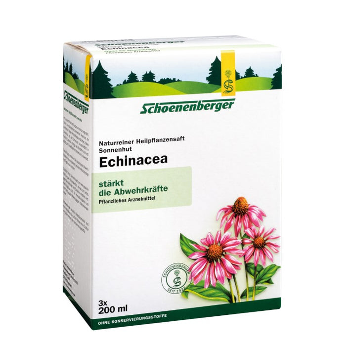 Schoenenberger naturreiner Heilpflanzensaft Echinacea stärkt die Abwehrkräfte, 600 ml Solution