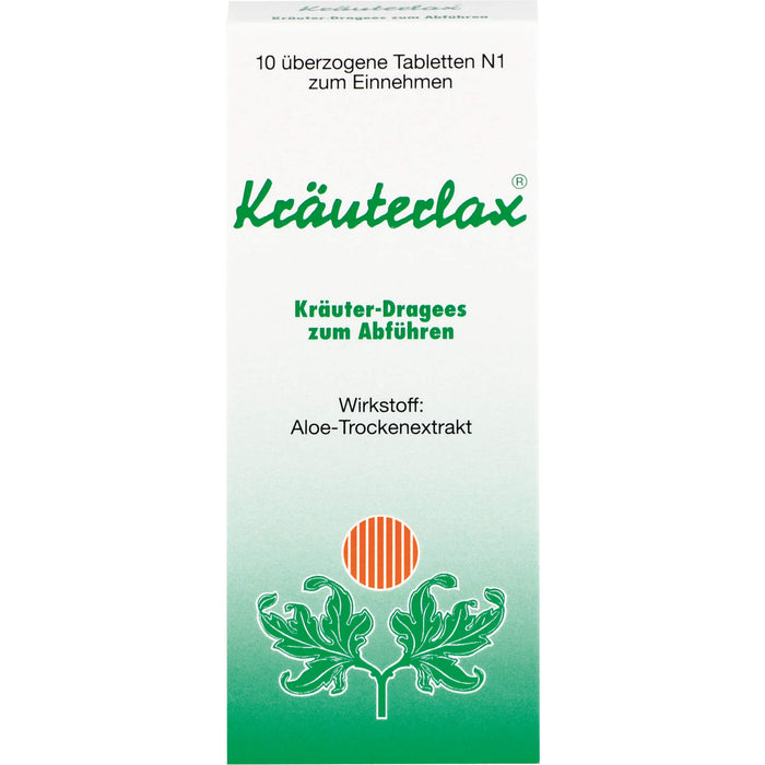 Kräuterlax Kräuter-Dragées zum Abführen, 10 pcs. Tablets