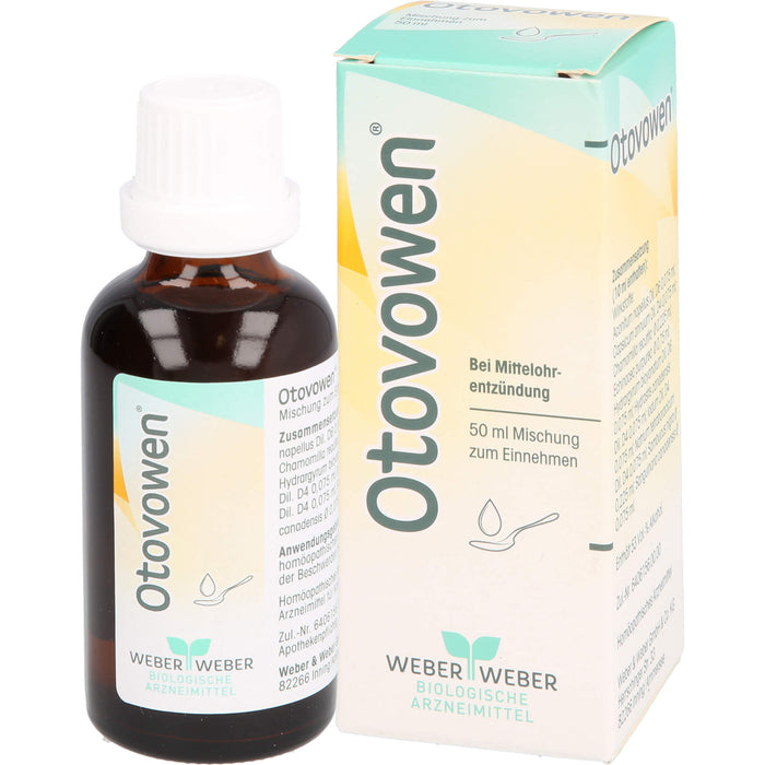 Otovowen Mischung bei Mittelohrentzündung, 50 ml Solution
