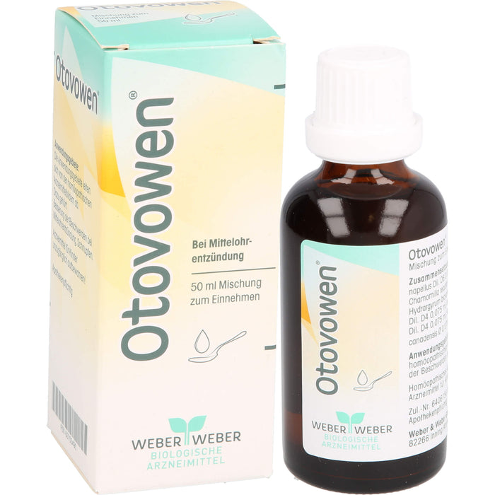 Otovowen Mischung bei Mittelohrentzündung, 50 ml Solution