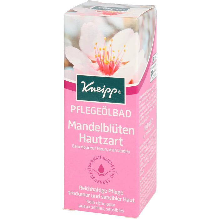 Kneipp Pflegeölbad Mandelblüten Hautzart reichhaltige Pflege trockener und sensibler Haut, 100 ml Oil