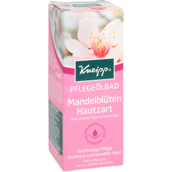 Kneipp Pflegeölbad Mandelblüten Hautzart reichhaltige Pflege trockener und sensibler Haut, 100 ml Oil
