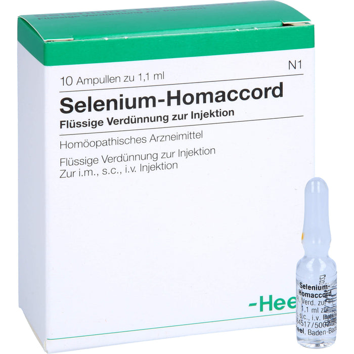 Selenium-Homaccord  Inj.-Lsg., 10 St. Ampullen
