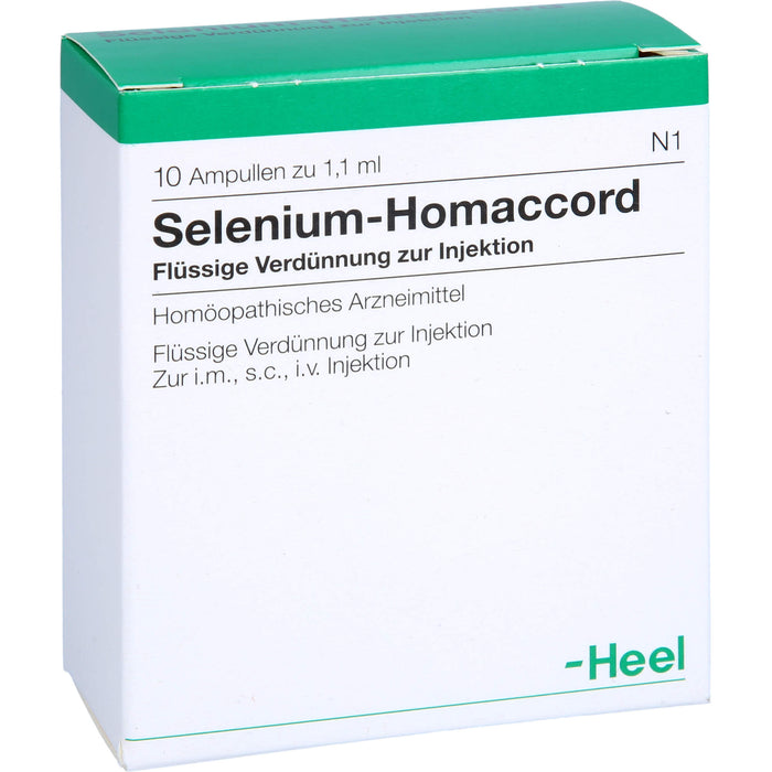 Selenium-Homaccord  Inj.-Lsg., 10 St. Ampullen