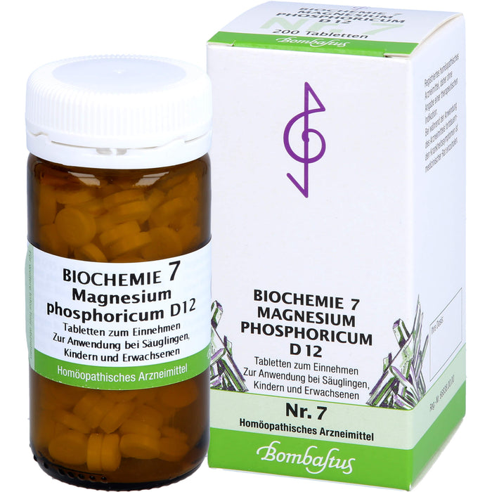 Biochemie 7 Magnesium phosphoricum Bombastus D12 Tbl., 200 St TAB