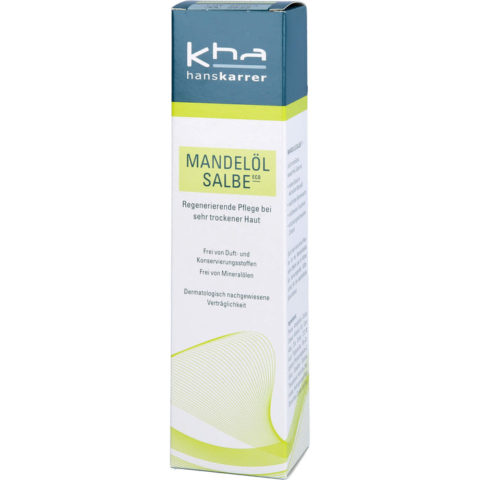 Hans Karrer Mandelölsalbe Eco für sehr trockene Haut, 100 ml Salbe