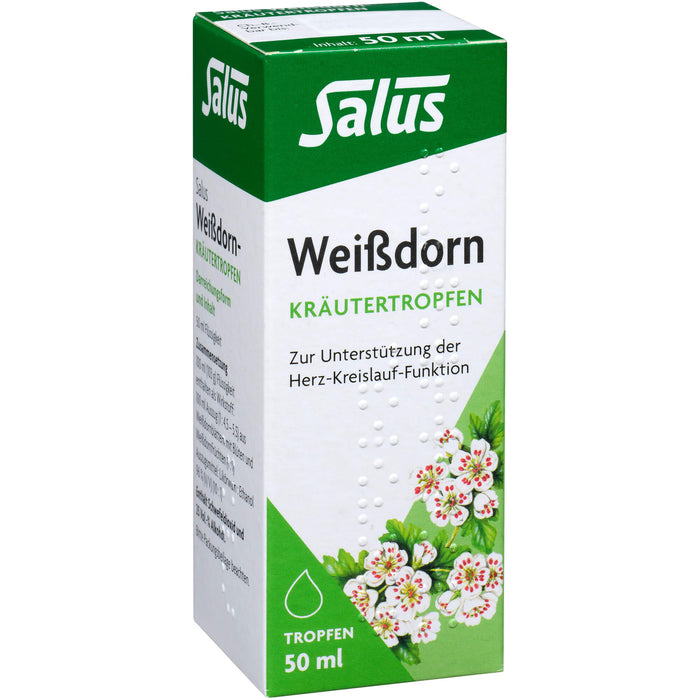 Salus Weißdorn-Kräutertropfen zur Unterstützung der Herz-Kreislauf-Funktion, 50 ml Solution