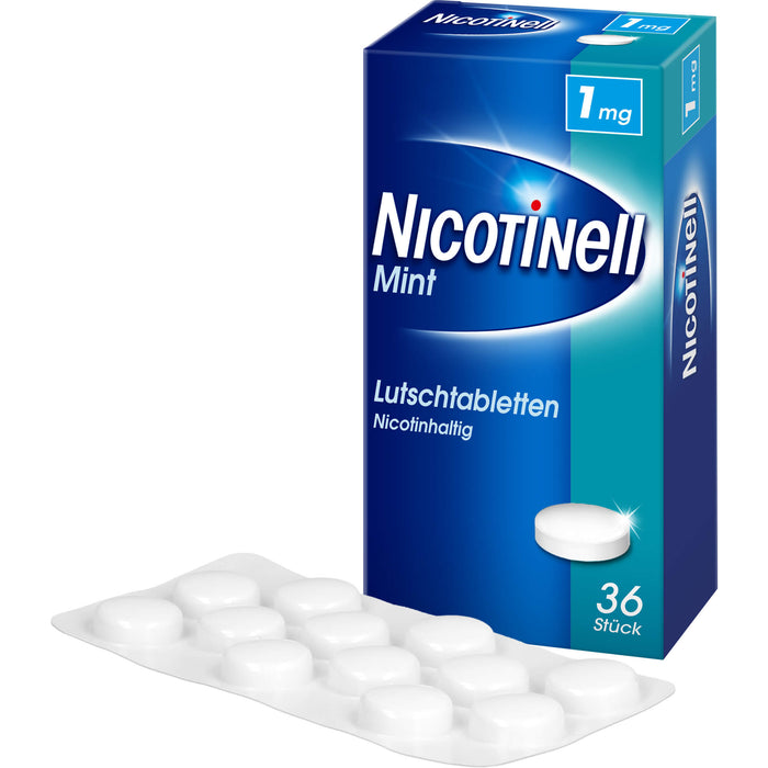 Nicotinell Mint Lutschtabletten zur Raucherentwöhnung, 36 pc Tablettes