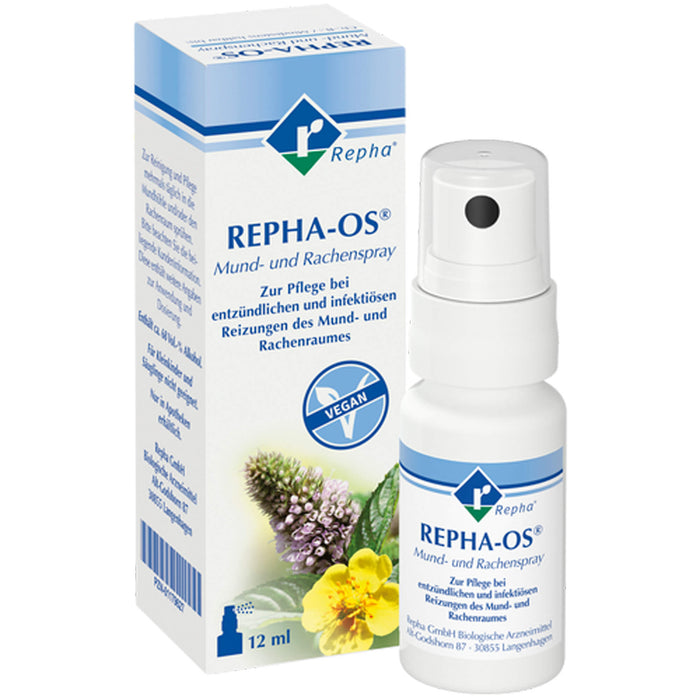 REPHA-OS Mundspray natürliche Mund- und Rachenpflege, 12 ml Solution