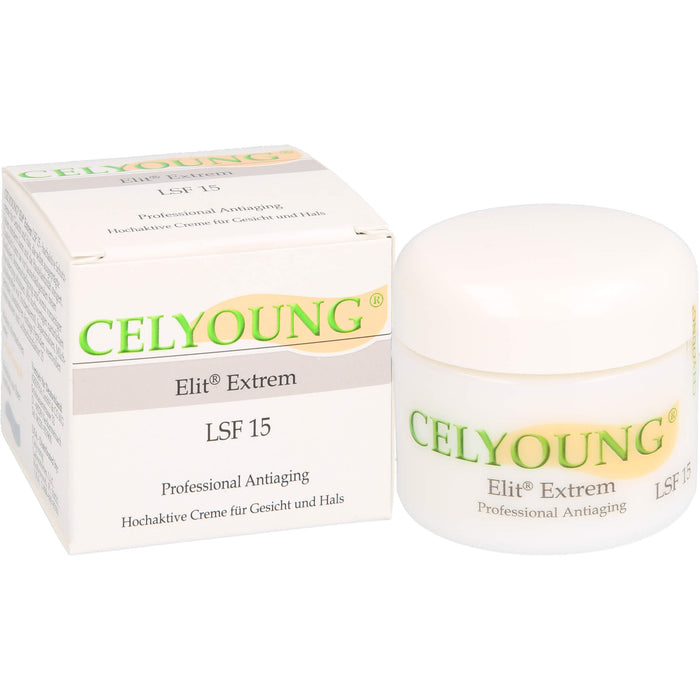 CELYOUNG Elit Extrem LSF 15 professional Antiaging Creme für Gesicht und Hals, 50 ml Cream