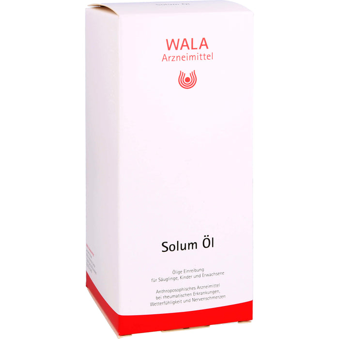Solum Öl, Wala Ölige Einreibung, 500 ml Huile