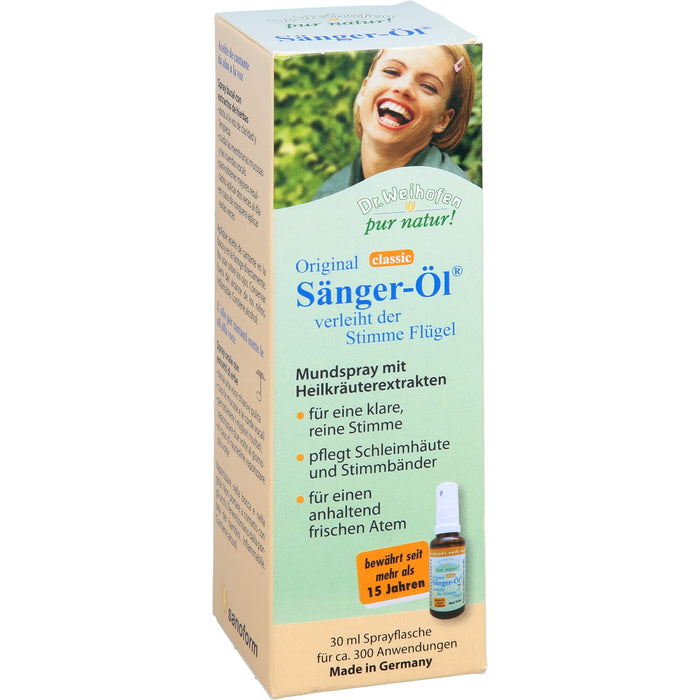 Sänger-Öl Dr. Weihofen pur natur, 30 ml Solution