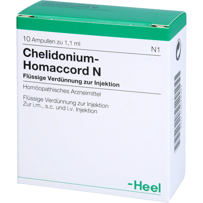 Heel Chelidonium Homaccord N flüssige Verdünnung, 10 pcs. Ampoules