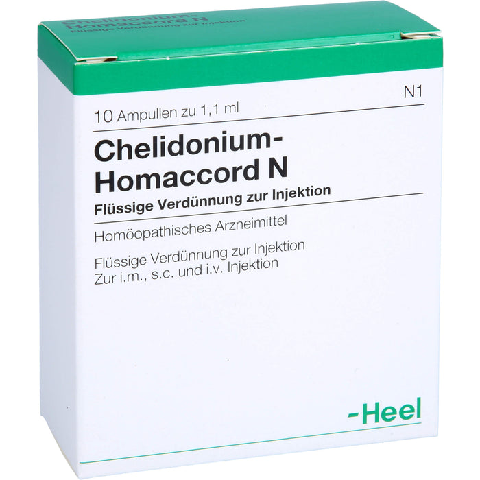 Heel Chelidonium Homaccord N flüssige Verdünnung, 10 pcs. Ampoules
