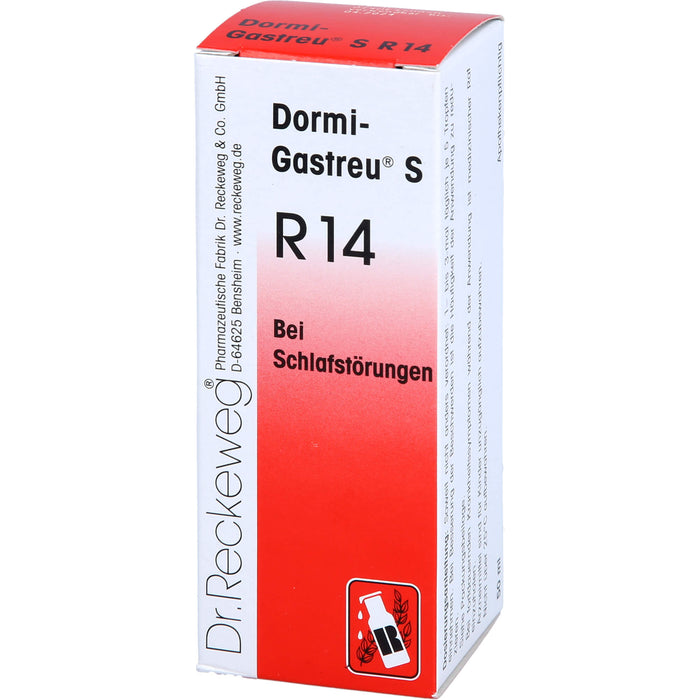 Dr. Reckeweg Dormi-Gastreu S R14 Tropfen bei Schlafstörungen, 50 ml Solution