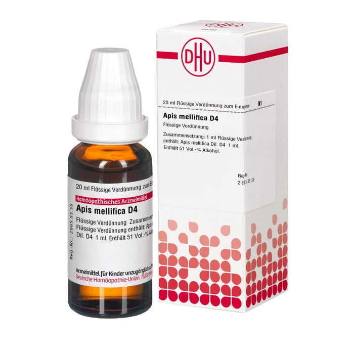 DHU Apis mellifica D4 Dilution, 20 ml Solution