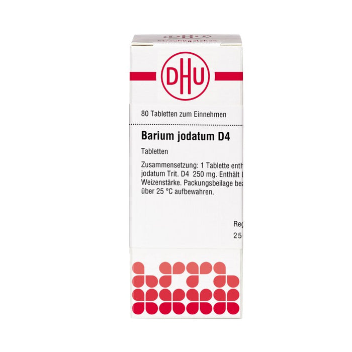 Barium jodatum D4 DHU Tabletten, 80 St. Tabletten