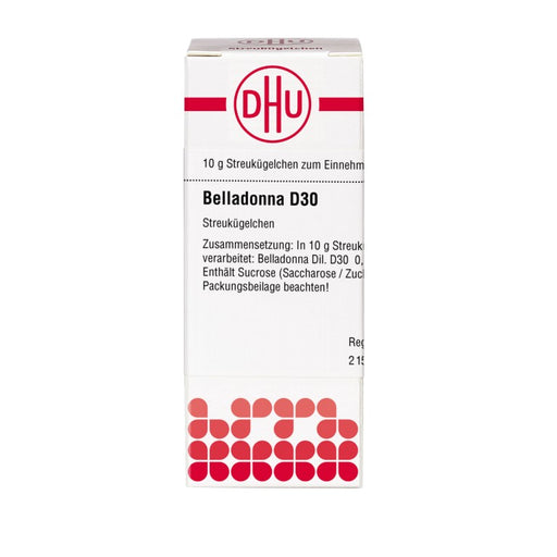 DHU Belladonna D30 Streukügelchen, 10 g Globuli