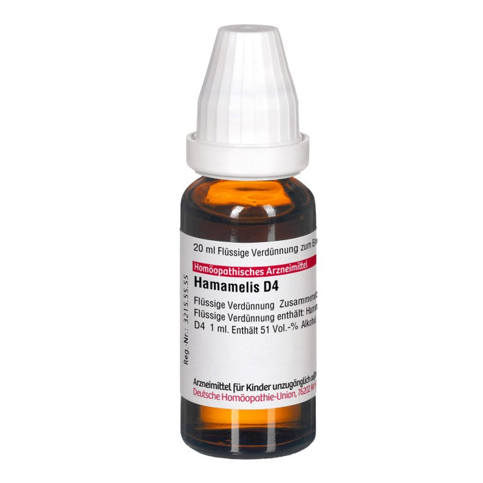 DHU Hamamelis D4 Dilution, 20 ml Solution