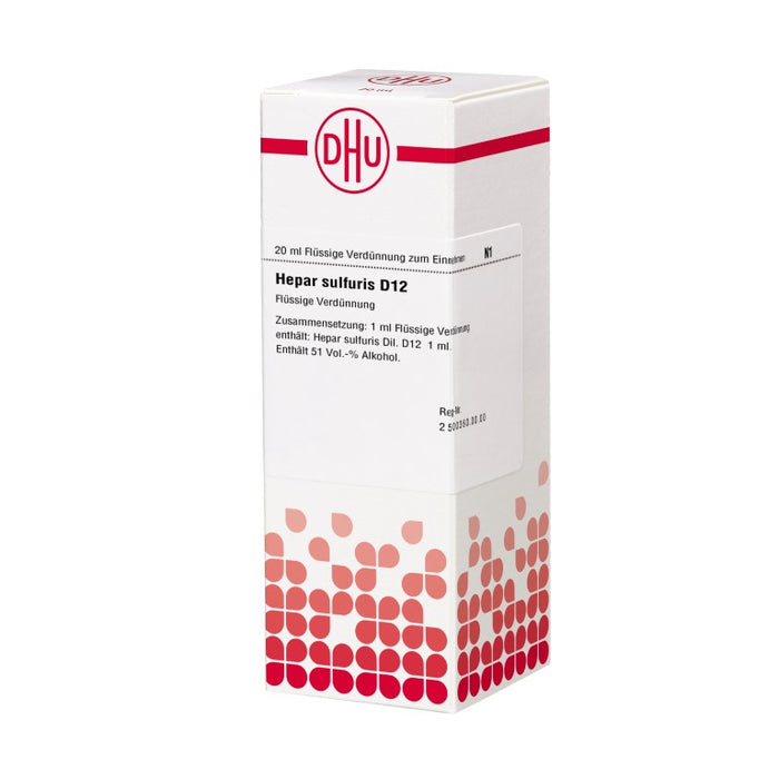 DHU Hepar sulfuris D12 Dilution, 20 ml Solution