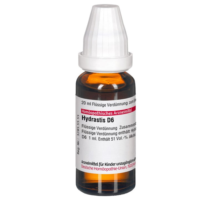 DHU Hydrastis D6 Dilution, 20 ml Solution