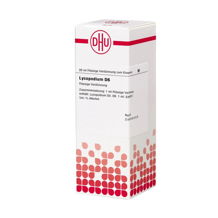 DHU Lycopodium D6 Dilution, 20 ml Solution