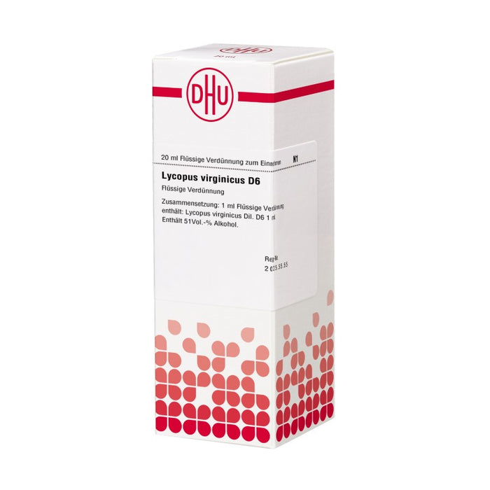 Lycopus virginicus D6 DHU Dilution, 20 ml Solution