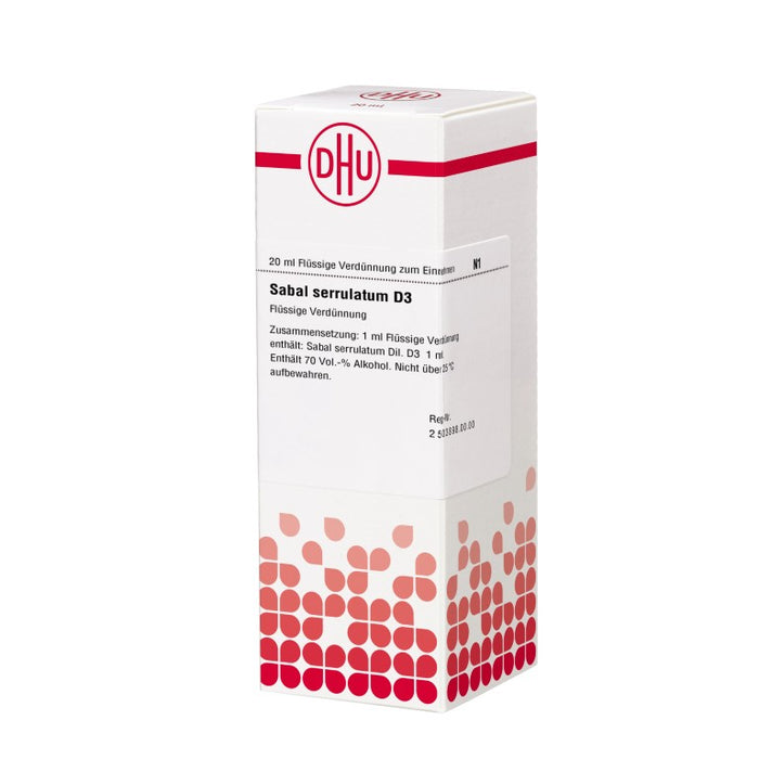 Sabal serrulatum D3 DHU Dilution, 20 ml Solution