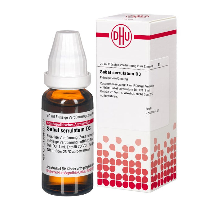 Sabal serrulatum D3 DHU Dilution, 20 ml Solution